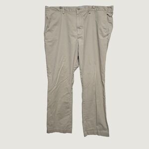 Polo Ralph Lauren Stretch Straight Fit Chinos Mens 42x32 Tan Preppy